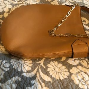 Hobo bag with chain detail